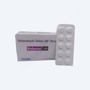 Mebentel 100 Mg (Mebendazole 100 Mg) Tablet