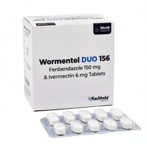 Wormentel Duo 156 (Fenbendazole/Ivermectin) Tablet