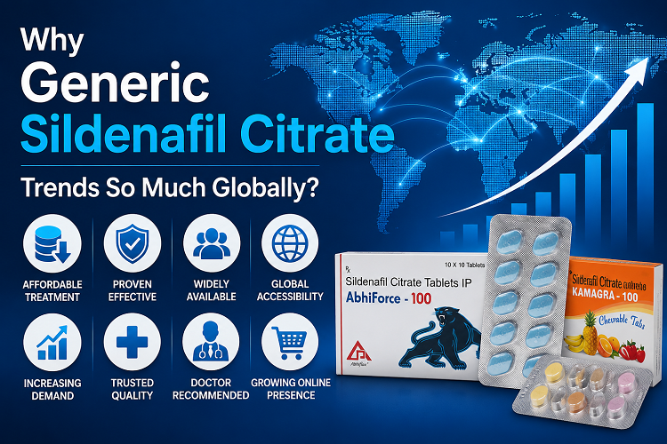 Why Generic Sildenafil Citrate Trends So Much Globally?