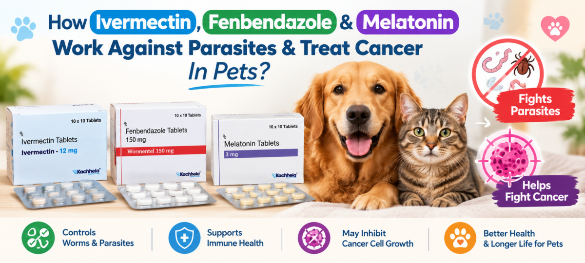 How Ivermectin, Fenbendazole & Melatonin Work Against Parasites & Treat Cancer In Pets?