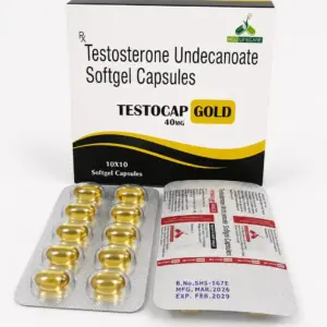 Testosterone 40 Mg (Testocap Gold) Capsuels
