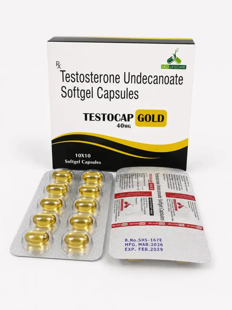 Testosterone 40 Mg (Testocap Gold) Capsuels